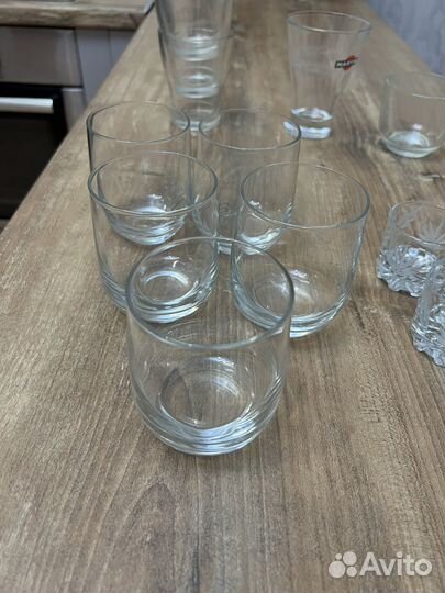 Бокалы стаканы рюмки
