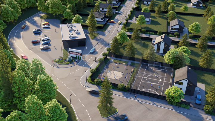 Коттедж 90 м² на участке 8 сот.