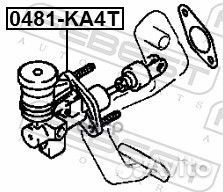 Цилиндр сцепления главный 0481KA4T Febest