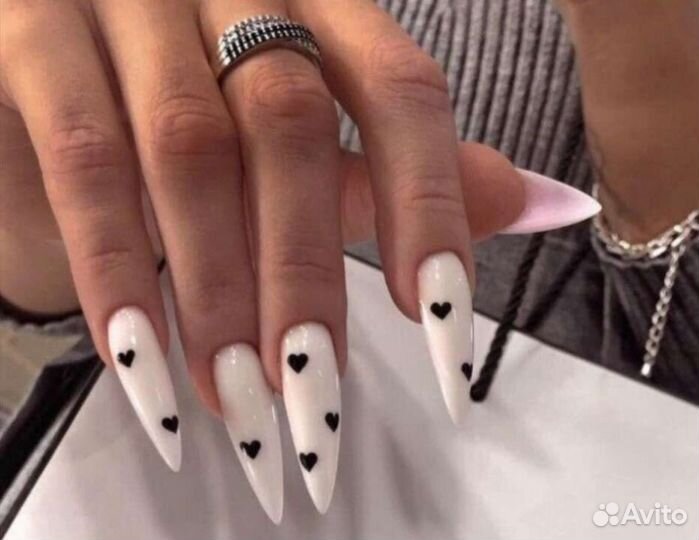 Наращивание ногтей на гелевые типсы