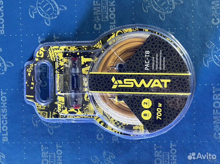 Набор подключения усилителя swat