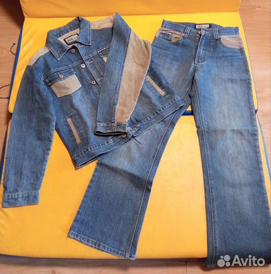 Костюм джинсовый для подростка, рост 164 см