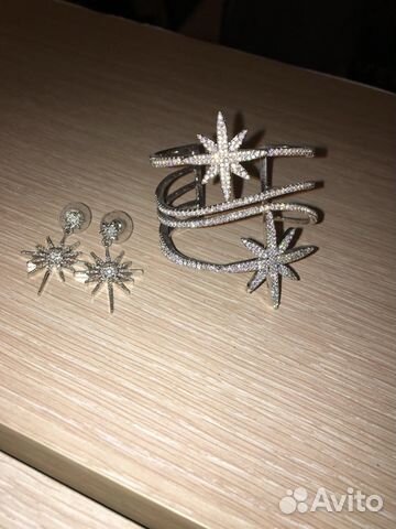 Браслет серьги