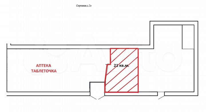 Торговая площадь, 25 м²