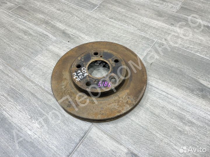 Тормозной диск передний Toyota Corolla 150 / Auris