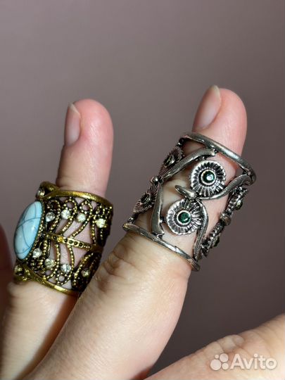 Кольцо бижутерия новое