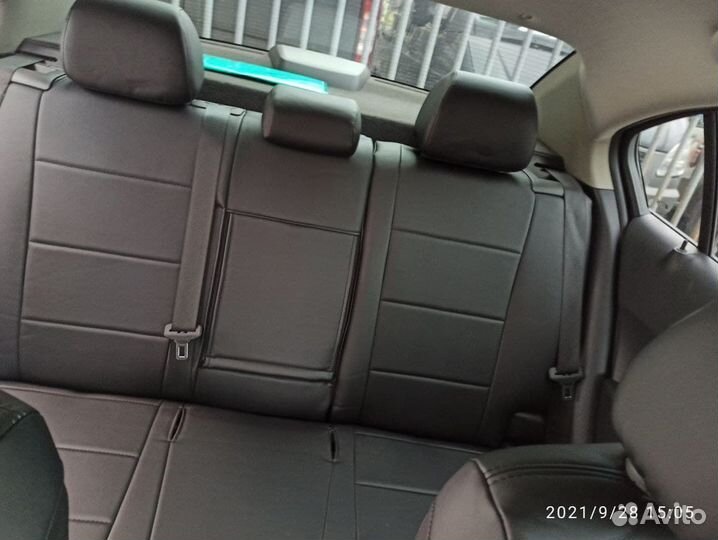 Авточехлы из экокожи для Лада Ларгус 5 мест