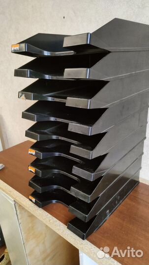 Лоток для бумаг горизонтальный подставка для папок