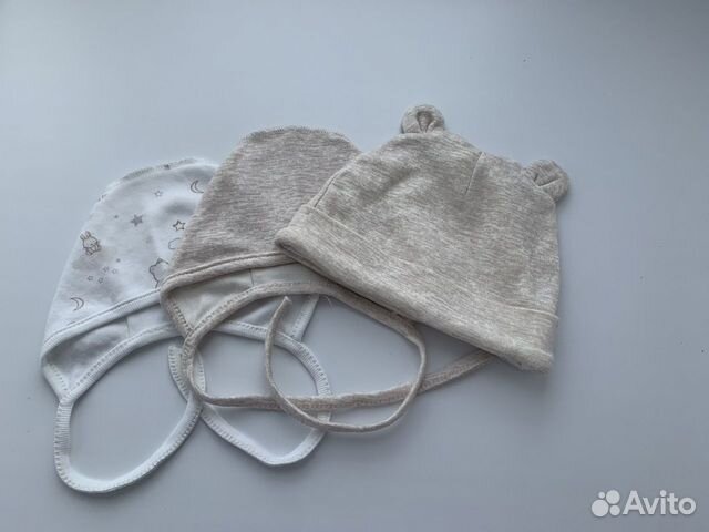Шапочки для малыша 38-40