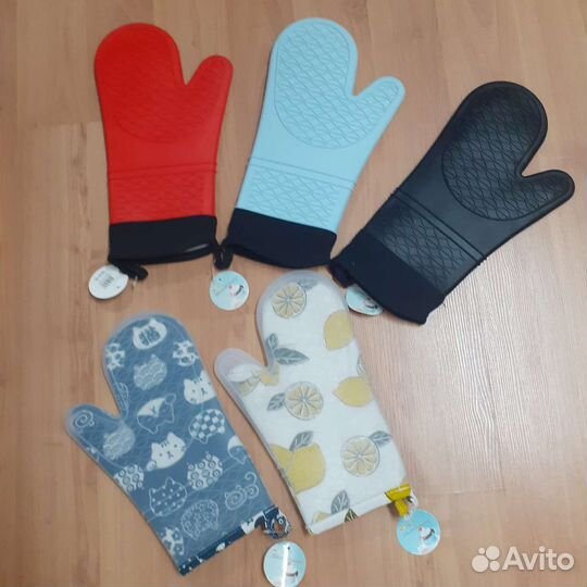 Рукавица прихватка силиконовая кухонная