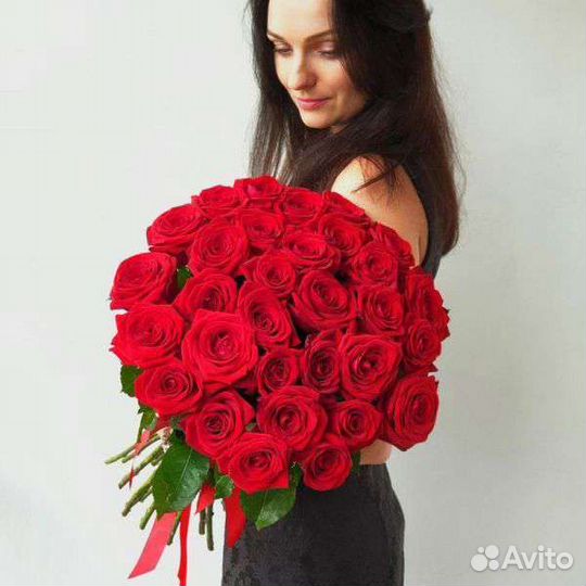 Роза Эквадор 60 см доставка цветы