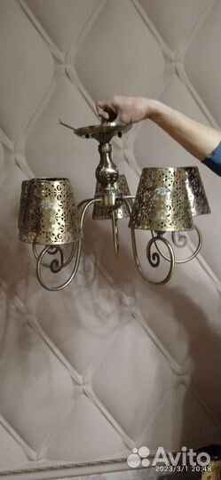 Люстра потолочная подвесная бу