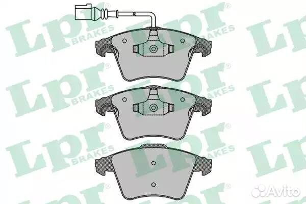 Колодки тормозные volkswagen T5/multivan 03больше