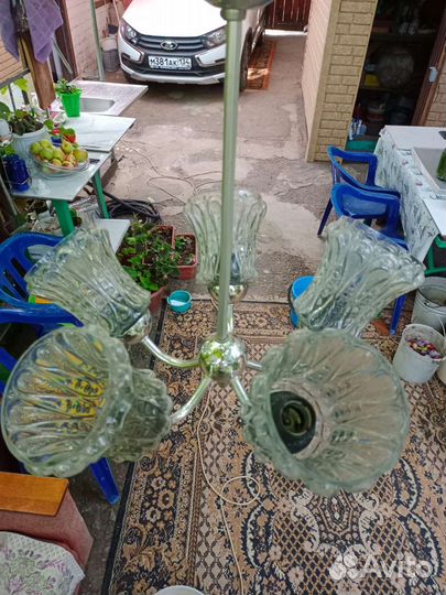 Люстра потолочная подвесная бу