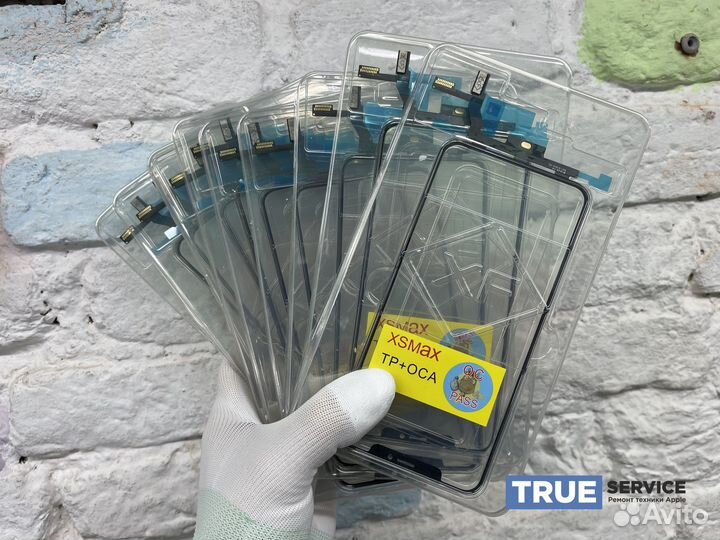 Стекло с OCA + Тач iPhone X XS Max