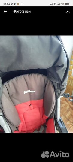 Коляска для двойни peg perego