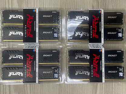 DDR4 32Gb 3200Mhz Kingston fury Beast kit (16Gb*2)