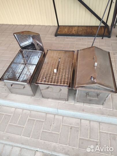 Коптильня из нержавеющей стали