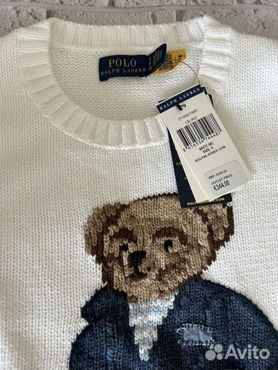 Свитер Polo Bear Ralph Lauren, orig, new