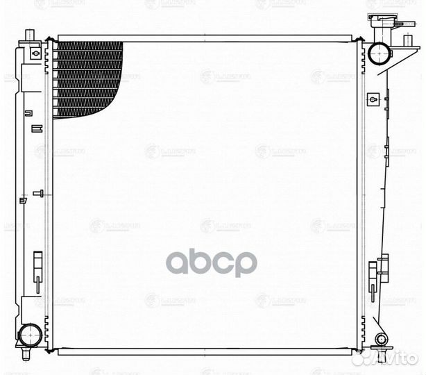 Радиатор KIA sportage/hyundai IX35 MT 10- LRc 0827