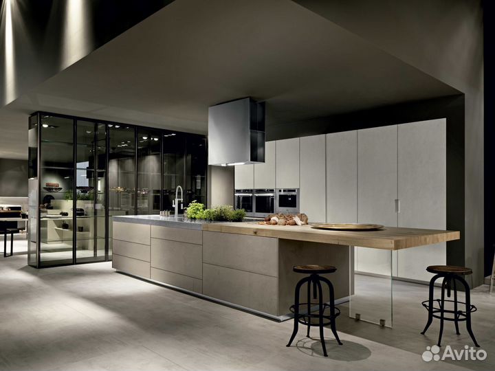 Кухонный гарнитур с островом