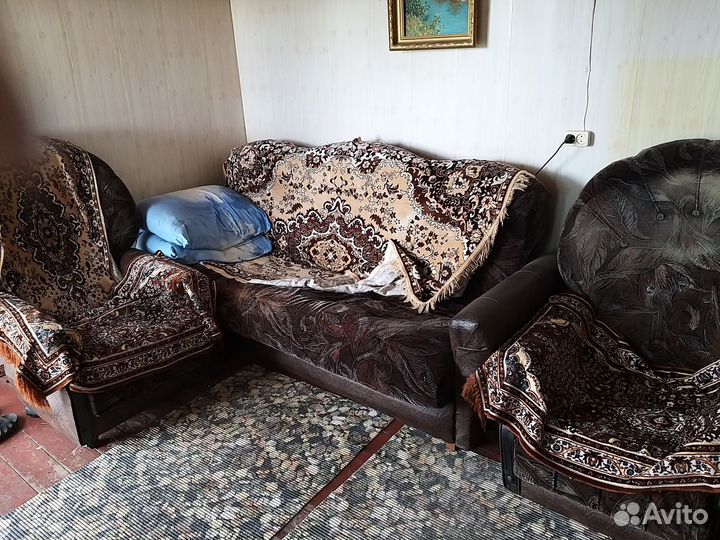 Диван и 2 кресла