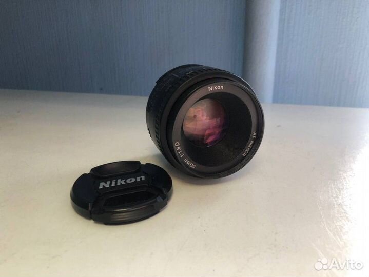 Объектив Nikon Af Nikkor 50Mm 1:1.8D На
