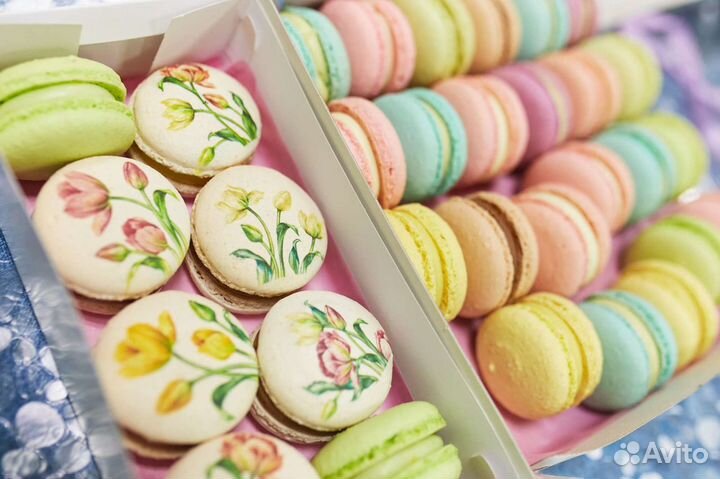 Пирожное макарон. Подарочные наборы