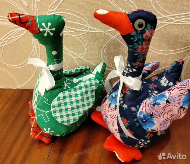 Игрушка, сувенир, гусь, ручная работа