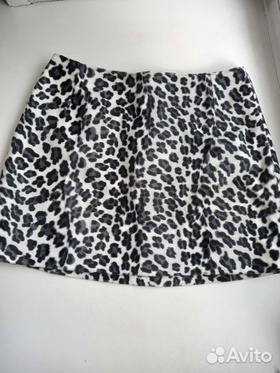 Юбка с анималистичным принтом