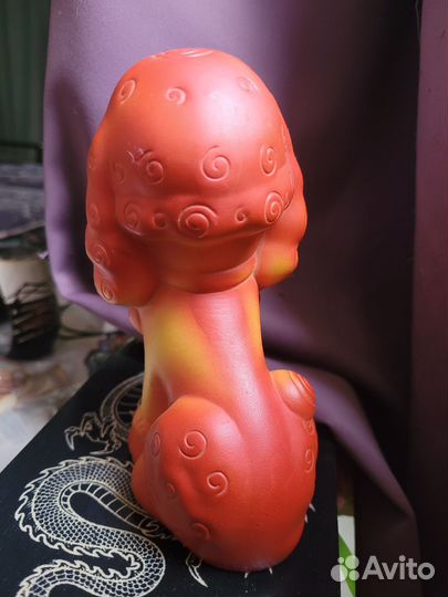 Игрушка СССР винтаж собака резиновая