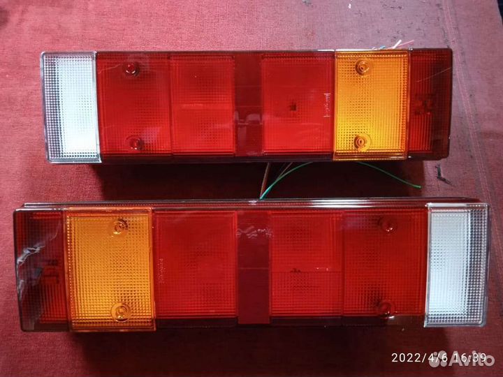 Фонари задние к-кт 030 с кабелем 7-ми секционные