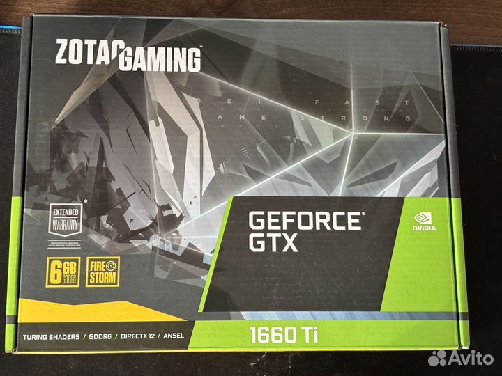 Видеокарта GTX 1660 Ti