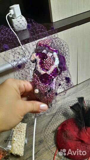 Свадебная шляпка