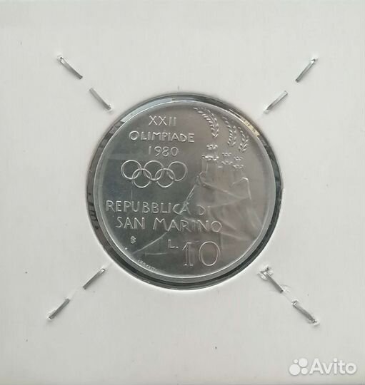 Лиры Сан-Марино Олимпиада 1980