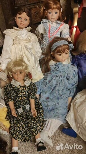 Коллекционная антикварная кукла