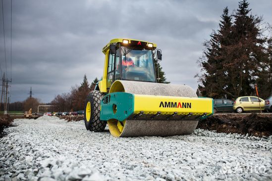 Каток дорожный грунтовый ammann ASC110D