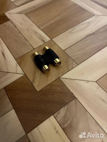 Переходник 2х rca - 2x rca