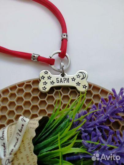 Адресник медальон жетон для собаки 