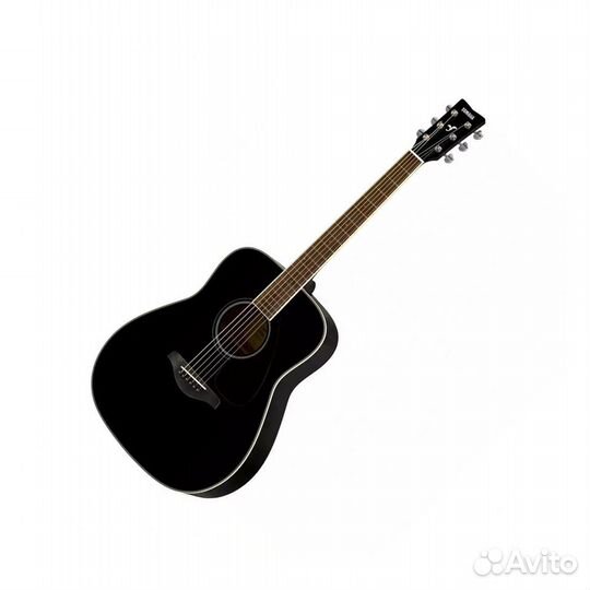 Yamaha FG820 black, акустическая гитара, дредноут