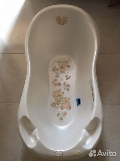 Ванночка для купания с термометром