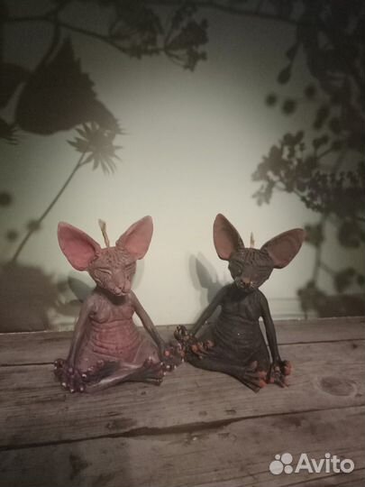 Свеча кот сфинкс