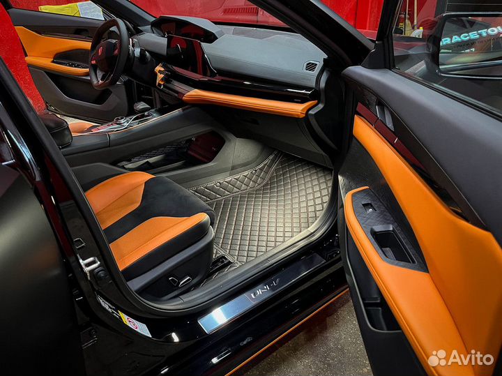3Д (3D) автоковрики из экокожи