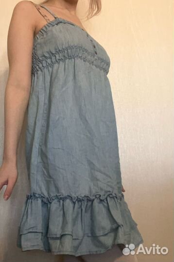 Сарафан джинсовый летний y2k gyaru