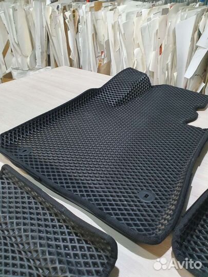 3d коврики eva с бортами kia K5 и др