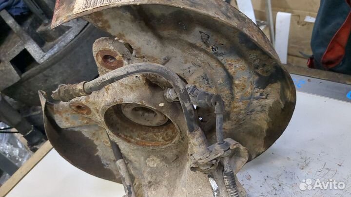 Ступица (кулак, цапфа) левая задняя Volkswagen Transporter 5