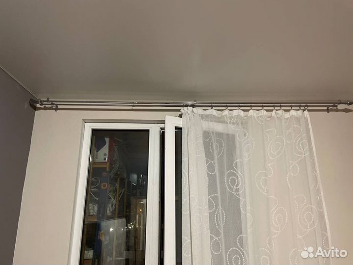 Карнизы для штор двухрядный металлический