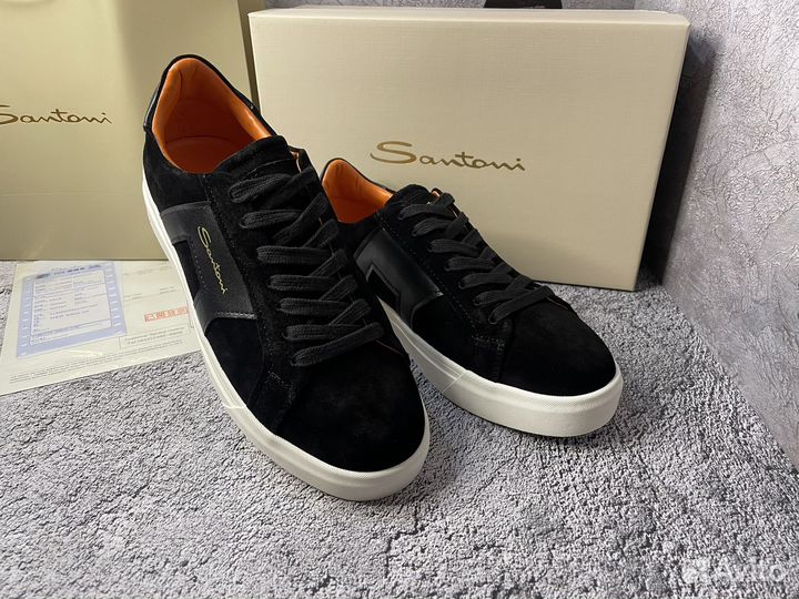 Santoni кеды мужские большие размеры