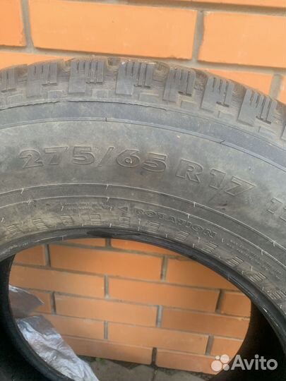 Резина зимняя 275/65 r17 не использована