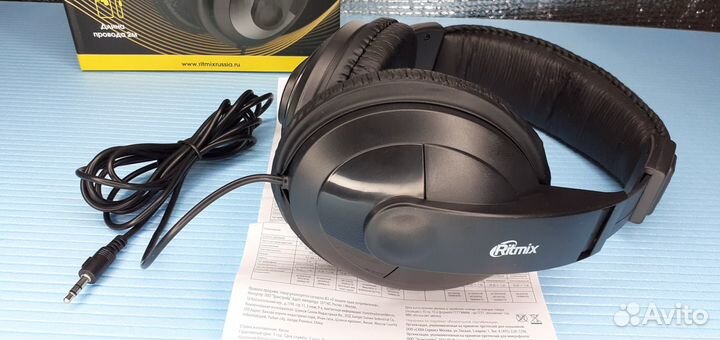 Наушники для пк Ritmix Высокое стерео Новые